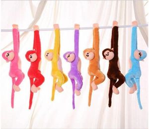 216 pulgadas 55cm para niños animales suaves Monekys Plush Toys Lindo colorido de brazo largo y relleno Animal de muñecas New4709498