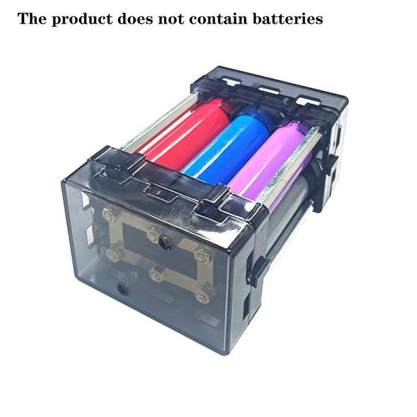 21700 18650 ABS Power Bank Cases 3X2 4X2 18650 DIY Storage Hard Box Case 4 Slot 3 Batteries Support de batterie avec conteneur P C7Y9