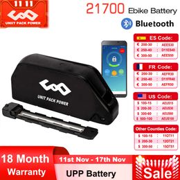 Polly – batterie de vélo électrique Bluetooth 21700, 36/48/52/60/72V, avec BMS, pour 2000/1500/1000/500/350/250W