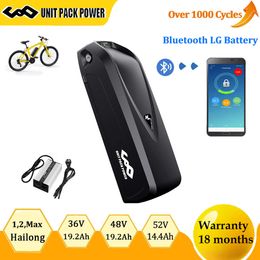 21700 Cellen Bluetooth Hailong Ebike Batterij 36V 48V 52V Elektrische Fiets Batteria Pack voor Bafang 350W 500W 750W 1000W 1500W