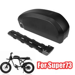 21700 Super73 RX S1 EBike Batterie Réservoir 48V 22.4Ah 52V 19.2Ah 36V 28.8Ah 24Ah 60V 16Ah pour 500W 750W 1000W 1500W 2000W Escooter Kilométrage Extension