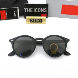2180 Top Luxury zonnebrillen Lens Designer Bands Dames S Men S Goggle Senior oogkleding voor vrouwelijke bril frame Vintage metalen zonnebril met doos