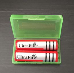 218650 Batería Caja de caja Soporte de seguridad Contenedor de almacenamiento de plástico Case portátil Fit 218650 o 418350 CR123A 16340 Batería DHL Fre6332633