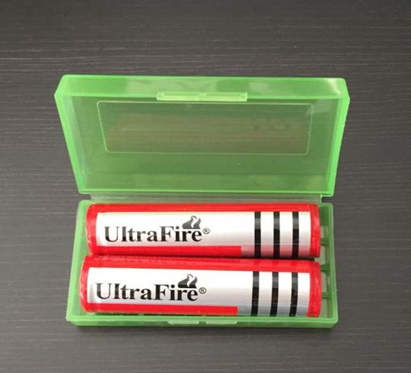 218650 Caja de batería Caja Soporte de seguridad Contenedor de almacenamiento Estuche portátil de plástico apto para 218650 o 418350 CR123A 16340 Batería DHL Fre6467042