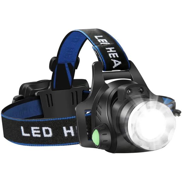 218650 USB Rechargeable phare détecteur de mouvement lampe de poche LED lanterne étanche pêche Camping Portable phare 240117