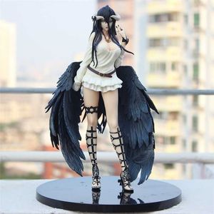 21cm Actiefiguren Albedo Protector Anime Sexy Meisjes PVC Collectile Desktop Decoratie Model Speelgoed Voor Kinderen Verjaardagsgeschenken 220118