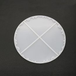 21cm Irregular Wave Coaster Resin Casting Molds Silicone Epoxy Jewelry Pendant Agate Making Mould Tool RRA5