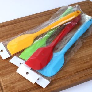 21cm Siliconen Spatel Beslag Schraper Non-Stick Rubber Cake Spatel voor het koken Bakken Hittebestendige vaatwasser Safe Cake Tools Snel