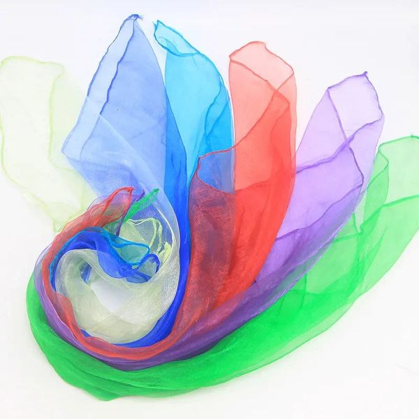 21Colors 6060 cm Scouris transparentes transparents pour filles musics de danse foulard couleurs de bonbons extérieur 240417
