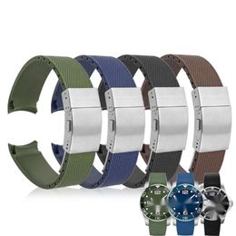 21mm Rubberen Horlogeband Voor Longines Master Conquest HydroConquest L3.742 642 781 782 Siliconen Waterdichte Sport Duiken Band