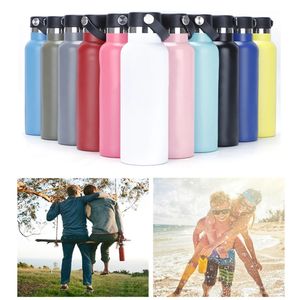 21oz 621 ml Thermal Hydroes Water Bottle Kolf met handgreep Dermossport 188 roestvrij staal geïsoleerde dubbele wandbeker 240409