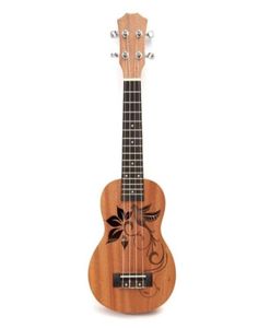 21quot mini sapele ukelele ukelele rozenbord vaterbord gitaar mahonie nek delicate tuning pin nylon string matte kinderen cadeau6621066