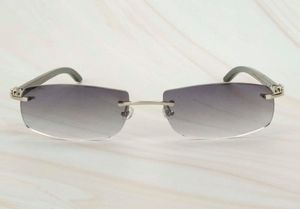 21s blancs sales buffalo corne hommes lunettes de soleil surdimensionnées pour femmes du concepteur de luxe 22S Glass Big Shades Nouveau Ienbel Null21S3985505