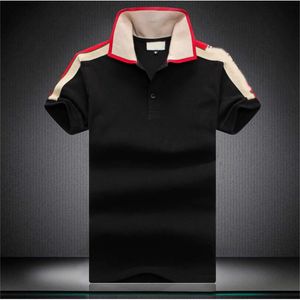 21SP Zomer 100% Katoen Mannen Polo T-shirt est LOGO Print Mode Kleding shirt Trend Korte mouw TshirtM-3XL