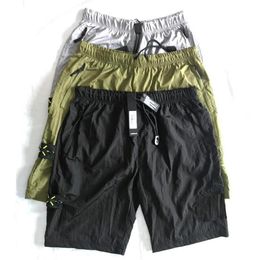 21ss EUR taille marque européenne rétro shorts décontractés pantalons de survêtement de plage pour hommes pantalons importés en métal nylon YKK fermeture éclair confortab2910