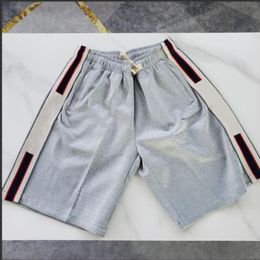 21SS – pantalon de survêtement décontracté pour hommes, tendance et polyvalent, noir, avec lettres à rayures, ample, droit, 292T