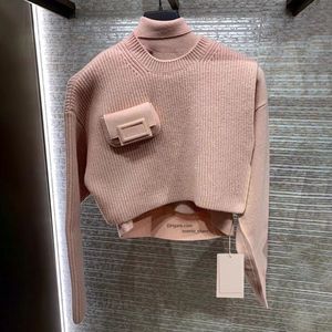Pulls pour femmes de créateurs Cardigan épais pull tricoté décontracté jupe courte jupe en cuir boucle en métal vêtements de mode tricots tricot
