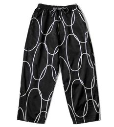 21SS Kapital Hirata Hehong Fashion Géométrique Impression géométrique Breatch Loose Pants 7189067