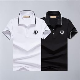 21ss Luxurys Designers Summer Mens Drees Algodón Polo Camisa Hombres Turn Down Collar Casual Estilo Social Jirafa Marca Impresión Hombre Polos Tops Masculinos 100% Algodón Tees M-3XL # 08