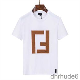 21SS Hommes Imprimé T-shirts Designer Aquarelle Lettre Impression Vêtements À Manches Courtes Hommes Chemise Étiquette Blanc Noir Bin F8IU F8IU