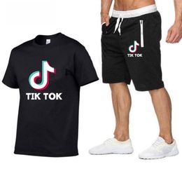 21SS Mens Beach Designers Survêtements Costumes d'été Marque de mode T-shirt Tik Tok Chemises Shorts Ensembles Homme S Luxe Casual Sports Clot1089352