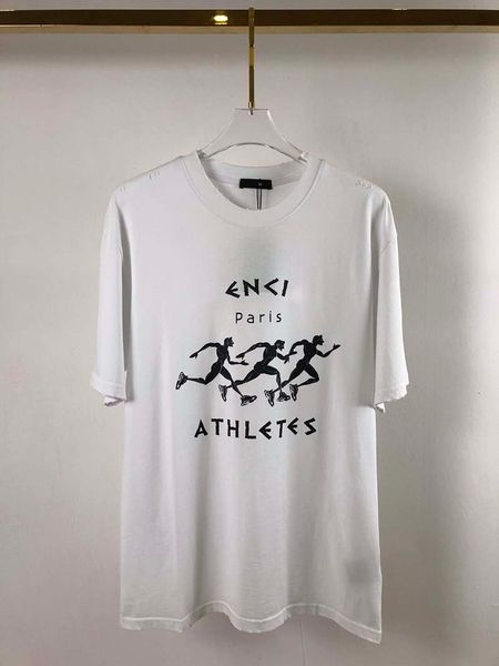 21ss mens Worn out Tee camisetas Graffiti Jogger letras impresión hombres ropa manga corta camisas para hombre etiquetas letras Nuevo negro blanco 03