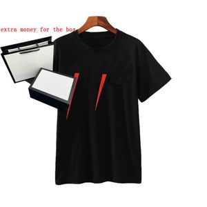 2022 Mannen T-shirts Mode Ronde Hals Ademend Vrouwen Korte Mouw Trend Brief Hoge Kwaliteit T-shirt S-2XL