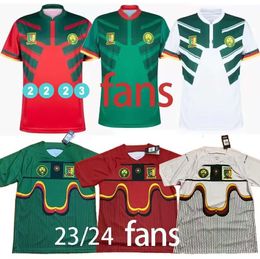 22 2023 Maillot de football du Cameroun Maillot de la Coupe d'Afrique MANE KOULIBALY GANA KOUYATE uniforme de football 23 24 Cameroun