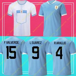 22 2023 Uruguay Soccer Jersey 22/23 L.SUAREZ E.CAVANI N.DE LA CRUZ Camiseta del equipo nacional G.DE ARRASCAETA F.VAERDE R.ARAUJO R.BENTANCUR Fútbol