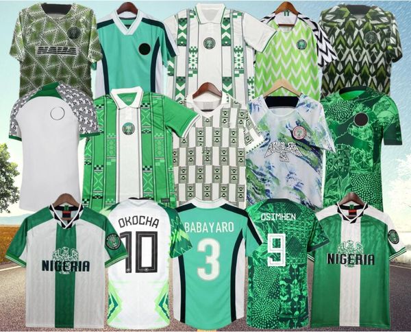 22 2023 Copa del Mundo Nigeriano OKOCHA Camiseta de fútbol INICIO 22 23 Away Okechukwu IGHALO AHMED MUSA Ndidi MIKEL IHEANACHO Camisetas de fútbol hombres niños