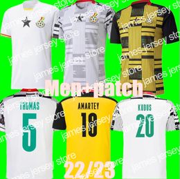 22 22/23 Camisetas de fútbol de Ghana THOMAS 2022 2023 SCHLUPP KUDUS J.AYEW AIDOO JR. Ayew Afena Amartey D.