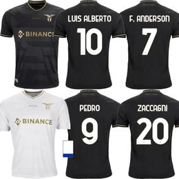 Maillots de football Lazio Immobile 2023 2024 10e anniversaire BASTOS SERGEJ BADELJ LUCAS J.CORREA ZACCAGNI MARUSIC maillot de football pour enfants