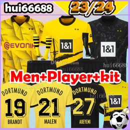 XXXL 4XL DoRTmUNdS voetbalshirts CUP Finale REUS SABITZER HALLER SCHULZ BELLINGHAM EMRE CAN WITSEL SULE ADEYEMI 2023 2024 kinderkits sokkenset voetbalshirt