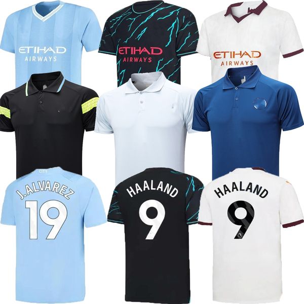 23 24 HAALAND camisetas de fútbol GREALISH STERLING MANS CIUDADES MAHREZ DE BRUYNE FODEN 2023 2024 polo hombre camiseta de fútbol uniforme