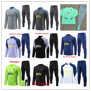 24 25 Spur Tracksuits Football Training Suit 2023 2024 2025 Spur Tracksuit Soccer Jogging Kit Chandal Futbol survivant Foot Set Men Kids