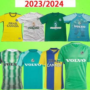 2023 2024 Maccabi Haïfa Maillots de football Tel Aviv Hommes ENFANTS 15ème uniforme de champion MOHAMED ATZILI HAZIZA CHERY MENAHEM ABU FANI COHEN Hulks 22 23 24 Maillot de football Tel Avi