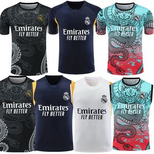 23 24 25 hommes Real Madrids Tracksuit Football Jersey Polo Set Training Training Training Soccer Jerseys 2024 2025 MENS TERB TANT COUPE COURT