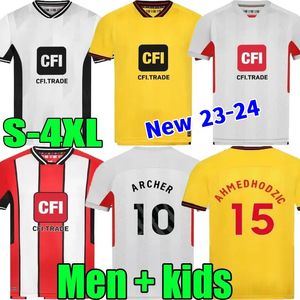 XXXL 4XL 23 24 Maillots de football SHEFFIELD 2023 Accueil Troisième promotion GK Sander Berge UNITED John Egan Rhian Brewster Anel Ahmedhodzic Oliver Hommes Chemises de football