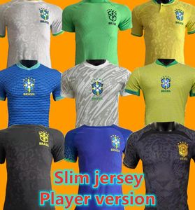 22 23 24 Voetbalshirts PAQUETA BRAZILS 23 24BRUNO G. COUTINHO Spelerversie Voetbalshirt JESUS CASEMIRO MARCELO PELE brasil maillots VINI JR Camisas de futebol