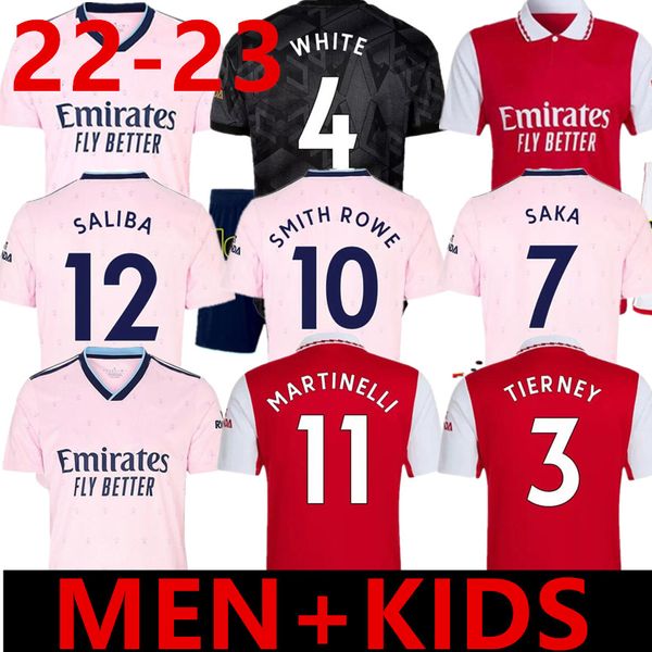 22 23 24 camiseta de fútbol camisetas Fans Player versión SMITH ROWE ODEGAARD TROSSARD Gunners MARTINELLI ArSen 2023 2024 camiseta de fútbol Hombres Niños quipment