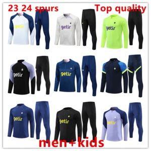 22 23 24Nieuw Hot Spurs Trainingspak Voetbal SET Trainingspak 22 23 Korte mouw en mouwloos KANE trainingspak met lange mouwen voetbaljack chandal futbol volwassenen en kinderen sui