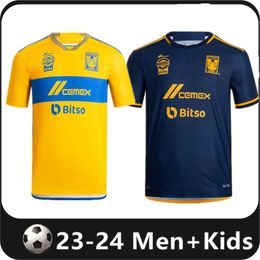 2023 2024 Gignac Tigres uanl voetbal jerseys fans speler thuis weg 23 24 Mexico Liga Earth Day MX Vargas Aquino Pizarro Nicolas F. Thauvin voetbal shirts maillots maillots maillots maillots