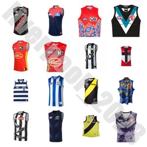 22 23 maillots de rugby AFL West Coast Eagles geelong cats Essendon Bombers Melbourne Blues Adelaide Crows St Kilda Saints 2022 2023 GWS shirt Giants GUERNSEY POWER Olive