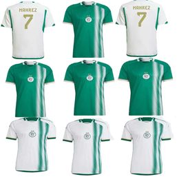 22 23 Algerie voetbalshirts 2023 2024 Fans versie MAHREZ BRAHIMI BENNACER Algerije speciale jersey heren maillot de voetbalshirts uniformen top