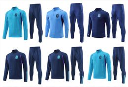 22 23 Argentinië Nationaal Team 3 Star Tracksuits Camisetas de Football Tracksuit 2022 2023 Argentin A Man Set Training Suit jas Chandal Futbol Survetement