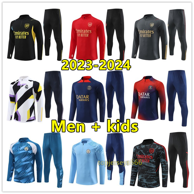 2023 2024 Arsen Pepe Saka Soccer Tracksuit Gunners Sup