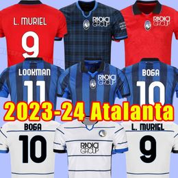 23 24 Atalante Colombie-Britannique Jerseys de football Noël DUVAN ILICIC L.MURIEL GOSENS 2023 2024 MIRANCIHUK MALINOVSKYI maillot de football maglia hommes uniforme à la maison