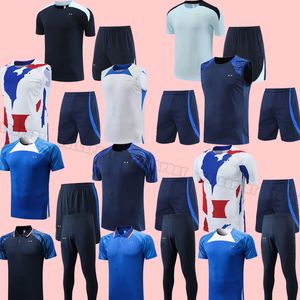 23 24 Benzema Mbappe Griezmann voetbaljersey Franse Kante Pogba Zidane Giroud Matuidi Kimpembe Varane Pavaro Korte mouw Training Polo Vest