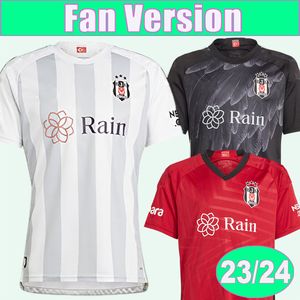 23 24 Besiktas Heren Voetbalshirts ROSIER SALIiH UCAN GEDSO CENK TOSUN SEMIH NECIP UYSAL BERKAY Home Away 3rd Voetbalshirts Volwassen Uniformen