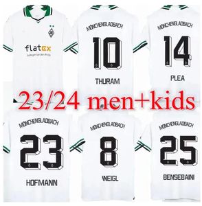 23 24 Monchengladbach voetbalshirts 2023 2024 Gladbach THURAM PLEA STINDL Bensebaini NEUHAUS GINTER HOFMANN EMBOLO Heren Kindertenues Voetbalshirts THAILAND volwassen 88